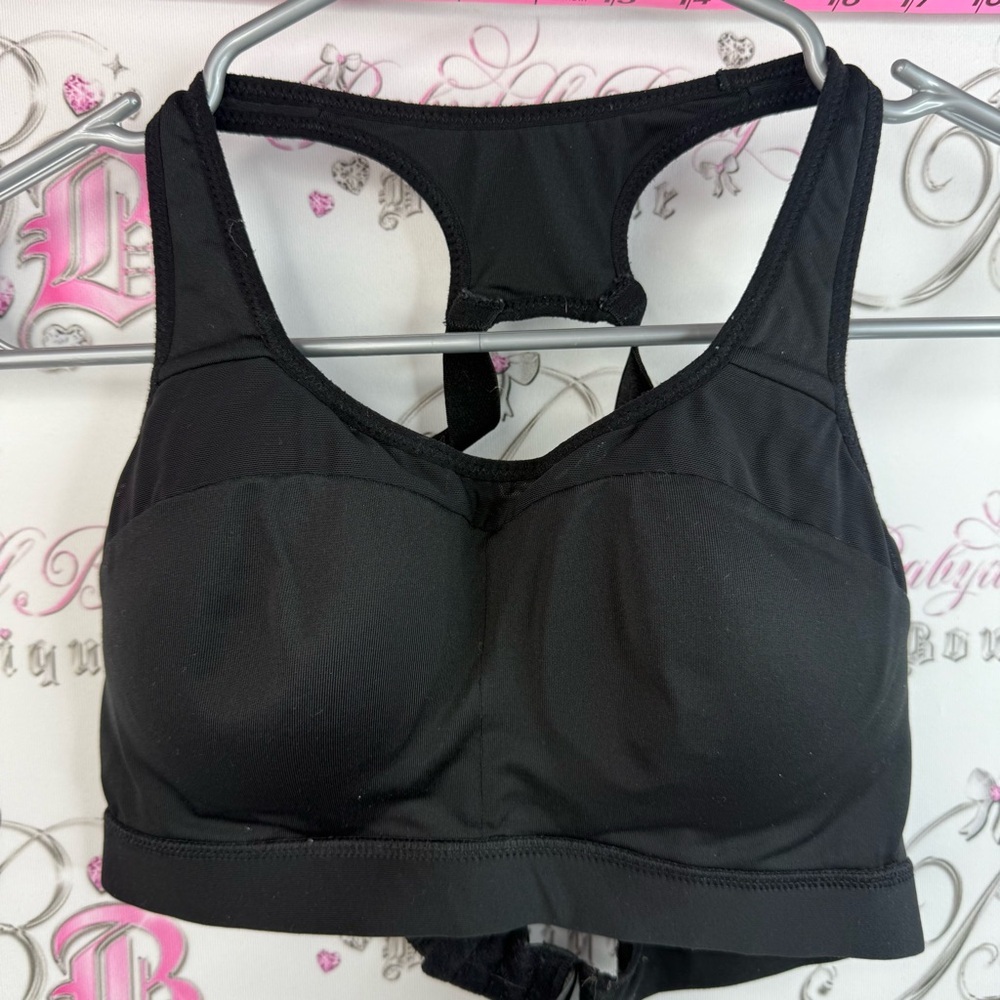 Athletic Works sports bra racer back Black Padded Racerback Sports Bra